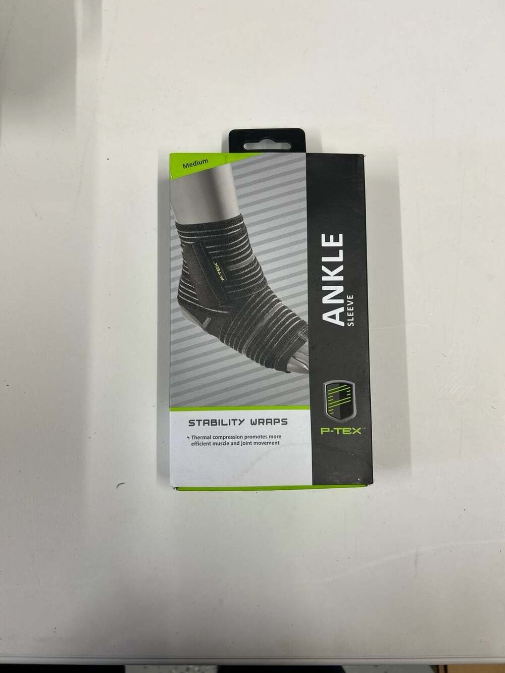 P-Tex Ankle Sleeve Stability Wrap Thermal 
I have 5 of these. 2-XL, 1L, 1-M, and